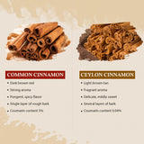 52USA Ceylon Cinnamon Sticks, Organic Cinnamon Sticks, 1 Ounce (Pack of 7), Real Cinnamon farmed in Sri Lanka, Non-GMO, Cinnamon for Coffee, Baking