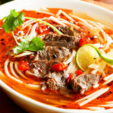 Essence of Lotus Instant Spicy Beef Pho Soup Mix - Ready-to-Eat Flavorful, Restaurant-Quality Pho broth, Made in the US (Spicy Beef Soup Mix, 1-Pack)