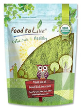 Food to Live Organic Moringa Powder, 8 Ounces - Rich in, Non-GMO, Ground Moringa Oleifera Leaf, Raw, Sun-Dried, Vegan, Bulk, Great for Drinks, Teas