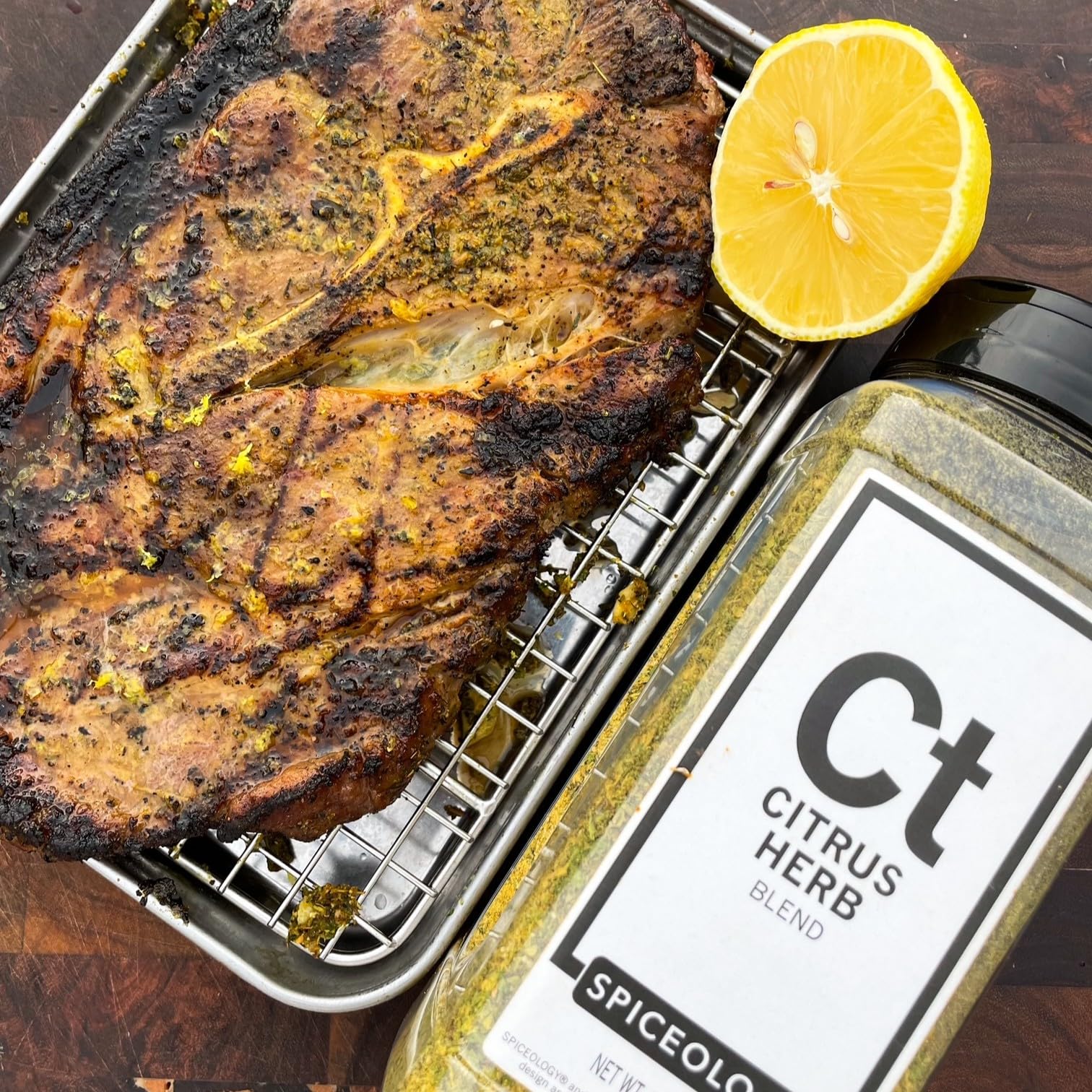 Spiceology - Citrus Herb Seasoning - Bright & Savory Herb Rub for Chicken, Fish, Roasted Veggies, Pasta & Marinades - Fresh-Ground, Chef-Crafted