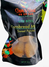 Sam's Soul to Go Lite Bites: Sweet Potato Cornbread Muffins 12ct|Vegan|Farm Fresh|Homemade Snack|Organic|Healthy Eats