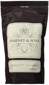 Harney & Sons Bag of Sachets, Green Hot Cinnamon Spice 50 Count