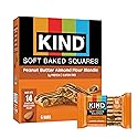 KIND Soft Baked Squares, Peanut Butter Almond Flour Blondie, Gluten Free, Healthy Snack Bars, 5g Protein, 6 Count