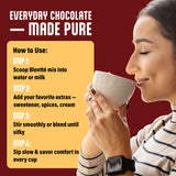 Blentte - Organic French Vanilla Drink Mix - Latte, Cappuccino, Frappe, Hot Chocolate & Coffee Blend - For Instant Delicious Beverage - Non-GMO