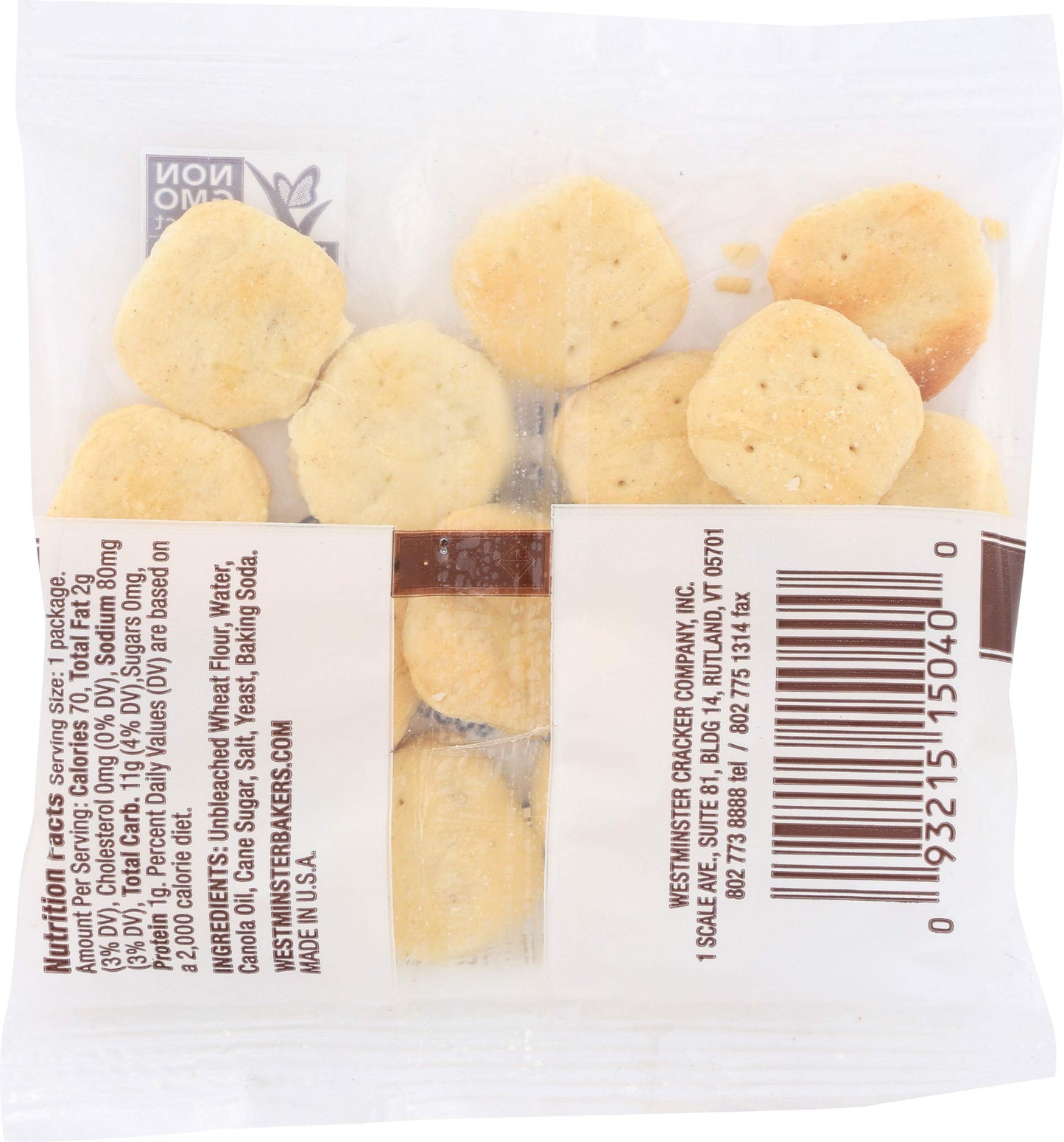 Westminster Cracker Oyster Crackers, 0.5 OZ