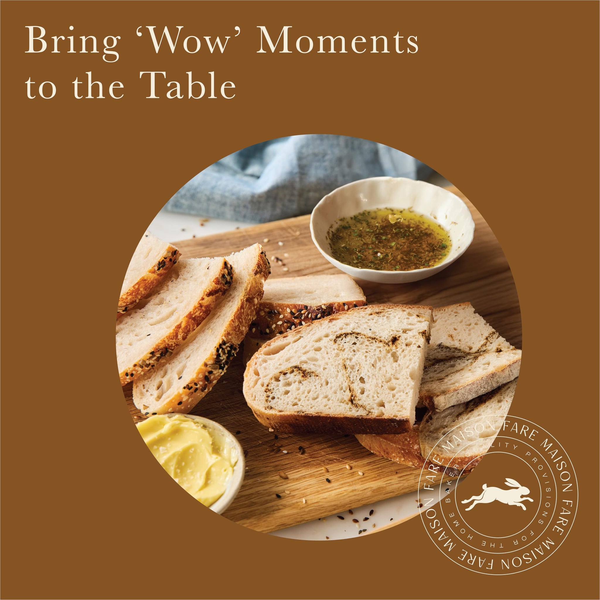 Set of 3 Artisan Bread Seasoning Mixes - Garlic Herbs with Black Garlic, Seed Blend, and Toasted Onion With Lemon | Seasoning Blends for Bread Dough