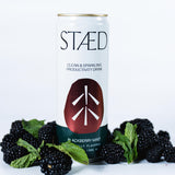 STAED Organic Energy Drinks, Clean Natural Productivity Drink with Cognizin® Citicoline & L-Theanine, Sparkling Functional Beverage, Clean Caffeine