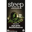 steep by Bigelow Organic Pure Green Tea, 20 Total Tea Bags