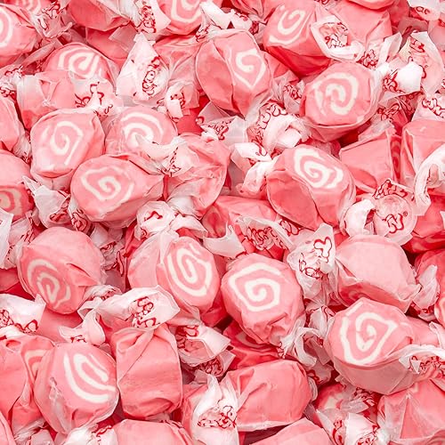 Salt Water Taffy Cinnamon Flavor 1 lb - Individually Wrapped, Old Fashioned, Bulk Bag, Gluten Free