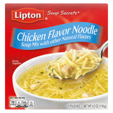 SOUP SECRETS Lipton Instant Soup Mix Chicken Flavor Noodle For a Warm Cup of Soup Cooks in 5 Minutes 4.2 oz