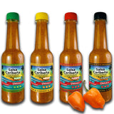 Chiletico Caribbean Medium Hot Sauce - 3-Pack of Authentic Costa Rican Salsa Picante - Balanced Heat with Fresh Vegetables and Spices - 4.9 oz Each