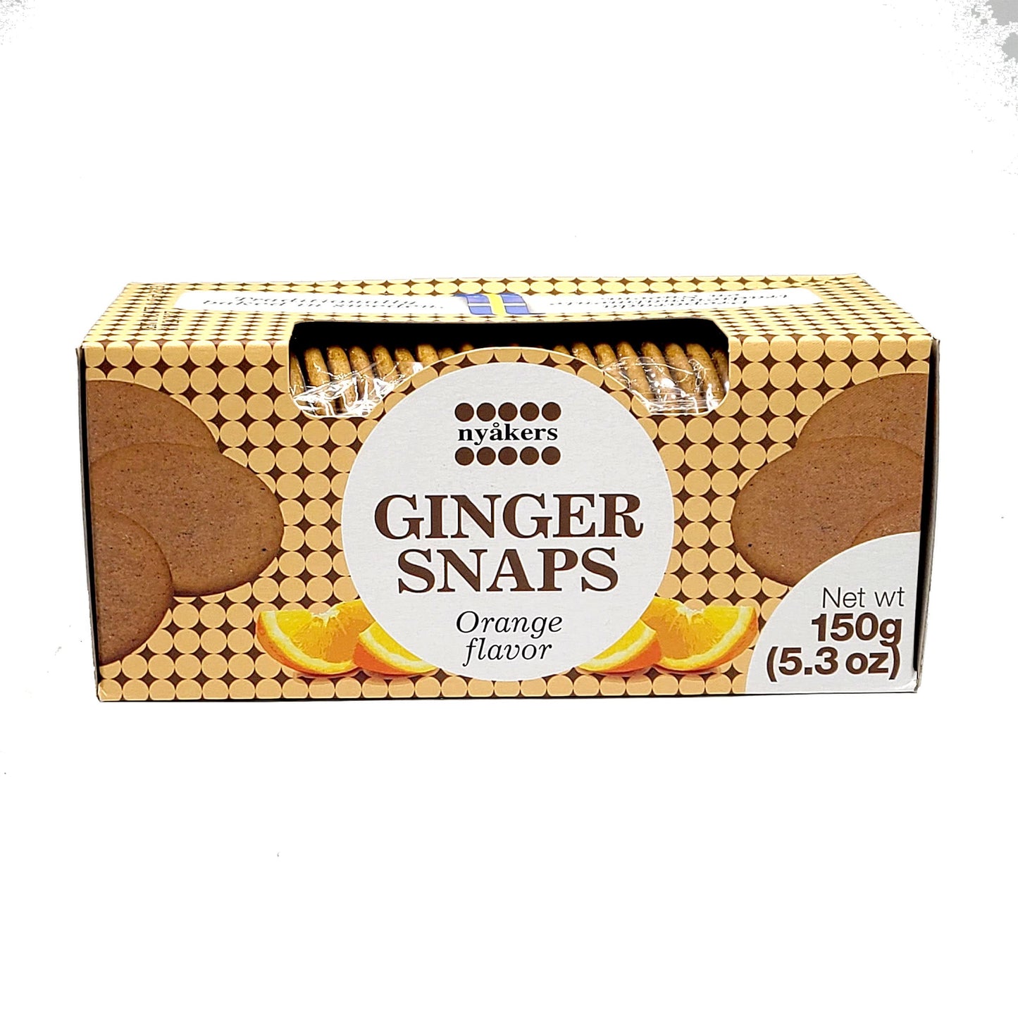 Tasty Kitchen Nyakers Swedish Gingersnaps Cookies Ginger Snaps 3 Varieties (1 Original, 1 Orange, and 1 Lemon) 10.58 Oz ea.