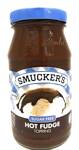 Smucker's Sugar Free Hot Fudge Topping (Pack of 2) 11.75 oz Jars
