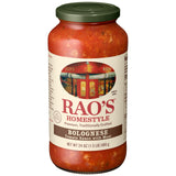 Rao's Homemade Bolognese Sauce 24 oz, Tomato Sauce, All Purpose, Keto Friendly Pasta Sauce, Premium Quality Tomatoes from Italy, Beef, Pork & Pancetta