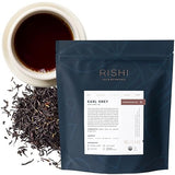 Rishi Tea Earl Grey Tea - Organic Loose Leaf Pure Black Tea with Bergamot Oil, Energizing & Caffeinated - 16 Ounces, 50+ Servings