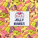 Jelly Babies English Style Sweets by RUS Candy Company, 2 Pack - 5.29 oz Each | Classic British Candy | Imported Treats (Jelly Babies)