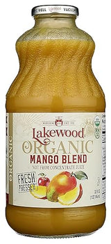 Lakewood Organic Mango Juice Blend, 32-Ounce Bottles (Pack of 6)