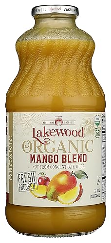 Lakewood Organic Mango Juice Blend, 32-Ounce Bottles (Pack of 6)