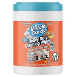 MiracleWipes for Heavy Duty Cleaning (90 Count) - All Purpose Cleaner, Kitchens, Bathrooms, Countertops, Hands, Indoors, Outdoors - Removes Grease