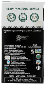 Organic India Organic Assam Black Tea, 18 CT