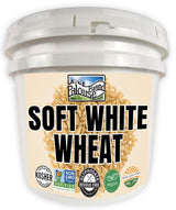 Palouse Brand Certified Glyphosate Residue Free Soft White Wheat Berries | 25 LBS | Emergency Food Storage Bucket | Non-GMO | Grown on Our Family Farm | Bulk