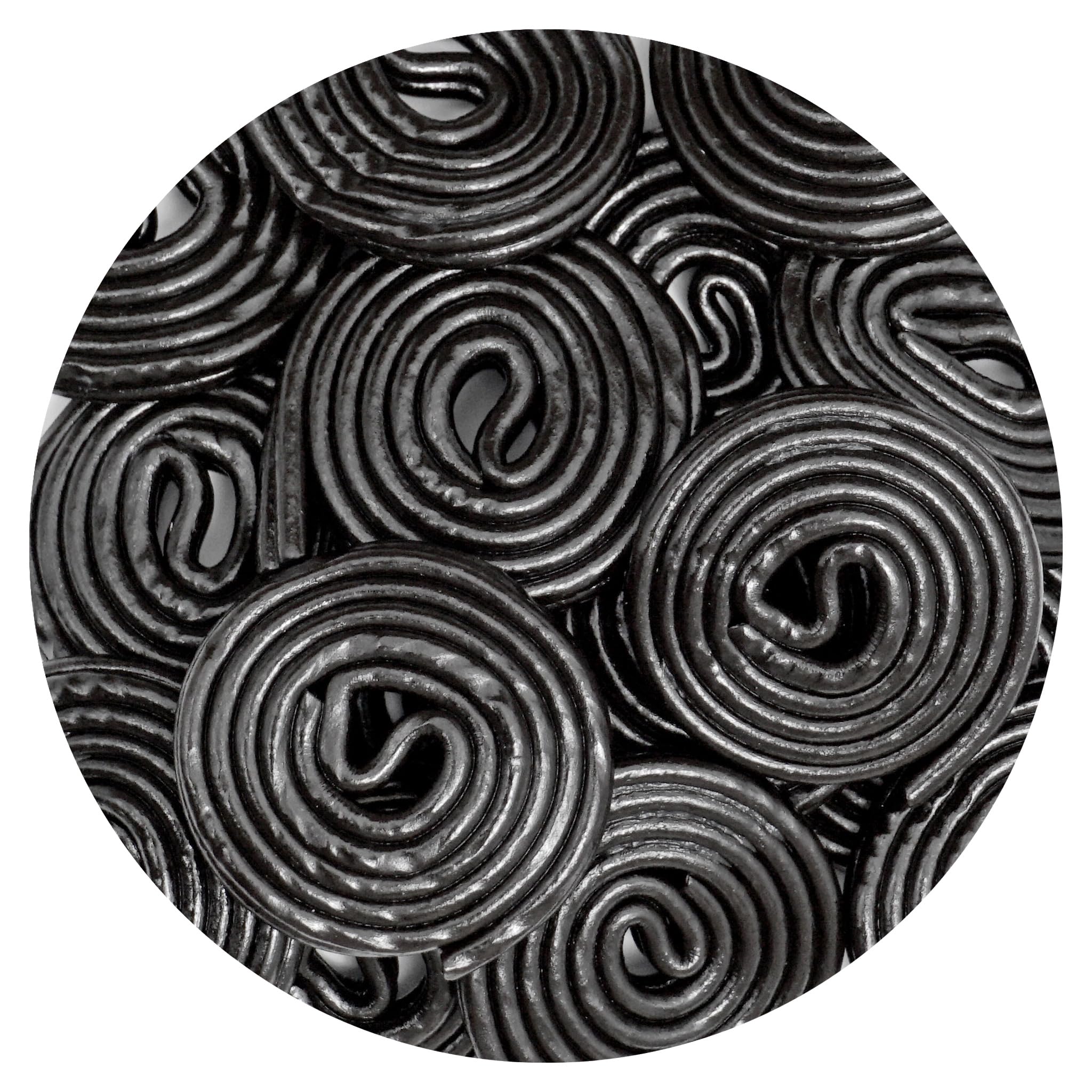 Broadway Black Licorice Wheels Candy, 4.4 Pound Bulk Bag, Licorice Wheels Candy