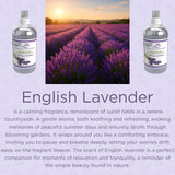 Linen Scentsations Fabric and Linen Spray 2 Pack, English Lavender, 16oz x2 (32oz Total) - Odor Eliminator & Freshener for Bedding, Clothes, Room