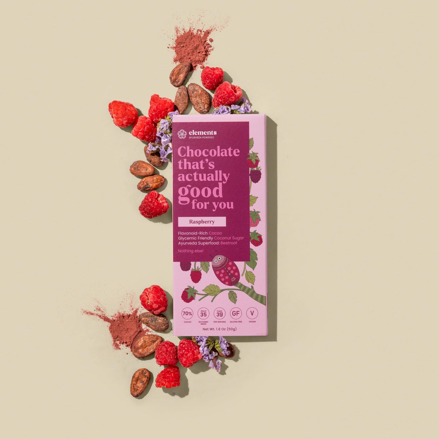 Elements Truffles Dark Chocolate Bar Combo Pack of 9 | Ayurvedic, Vegan & Gluten Free | No Refined Sugar & Artificial Flavours | Enriched with Cocoa