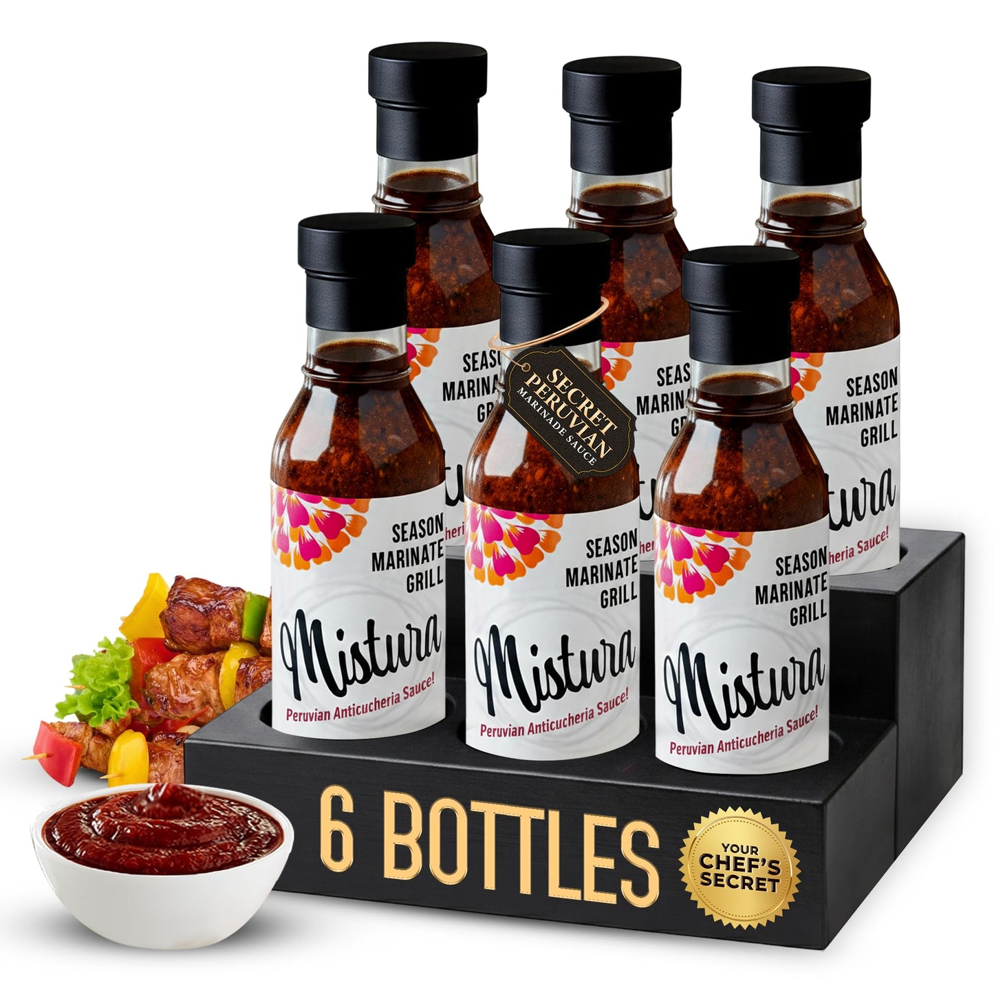 Mistura Peruvian Aji Marinade - Anticucheria 12oz, 6 Pack