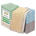20 pcs Multipurpose Wire Dishwashing Rags, Upgraded 2-Layer Non-Scratch Metal Wire Dish Cloths for Wet/Dry Use, Reusable for Kitchen & Cookware, Sinks