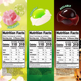 AMOS Peelerz Peelable Gummy Candy Bundle, Boba Tea & Matcha & Cherry Blossom Flavors, Fruit Gummy Variety Pack,3 Pack