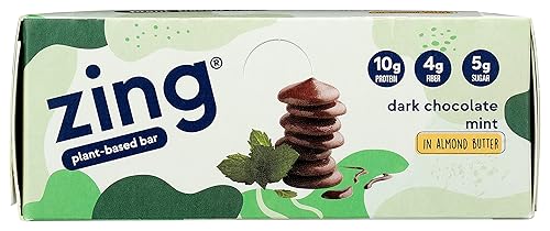 Zing Dark Chocolate Mint Bar 12 Count, 1.76 OZ