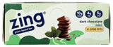 Zing Dark Chocolate Mint Bar 12 Count, 1.76 OZ