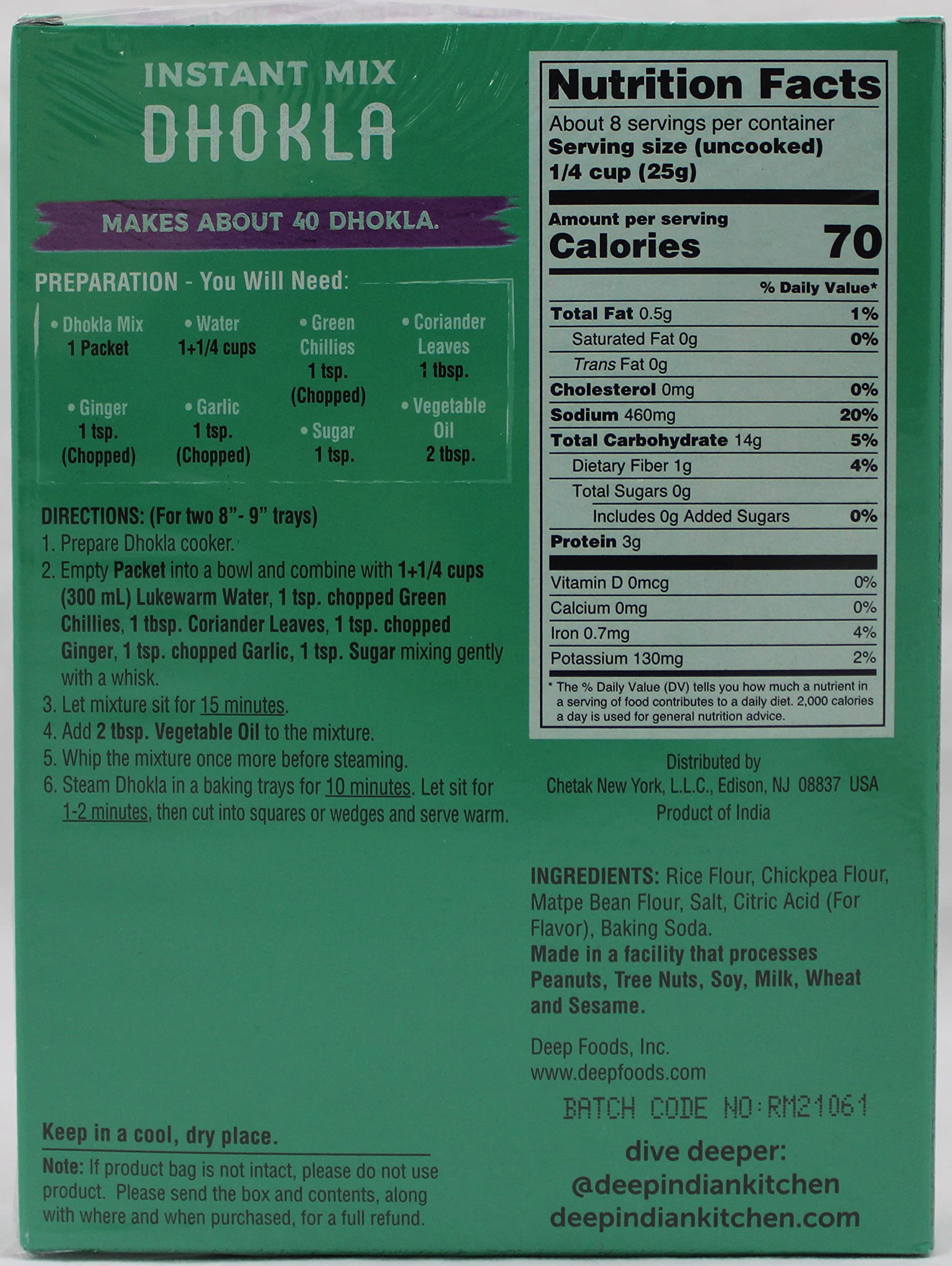 Dhokla Instant Mix (7oz)