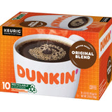 Dunkin' Donuts, Dunkin Donuts Coffee Medium Roast Original Blend K-Cup Pods, 10 Count
