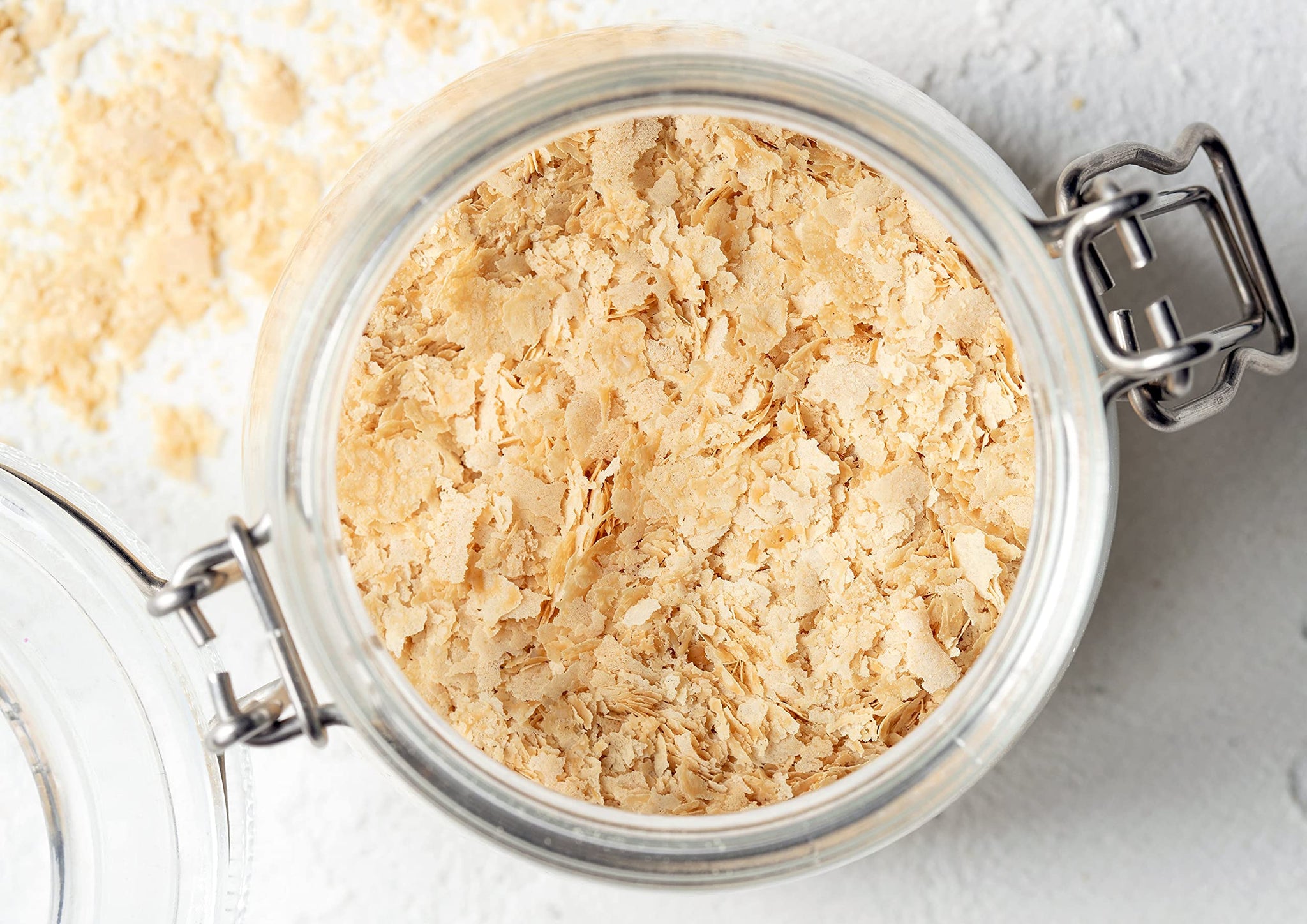Food to Live Nutritional Yeast Flakes, 5 Pounds Fortified Large Flakes, Inactive, Unsweetened, Vegan Thickener, Bulk. Good Source of Protein