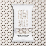 Candy Envy - White Gumballs - 1 Inch - Approximately 113 Gumballs Per 2lb Bag - Bulk White Candy - North American Made & Kosher Certified