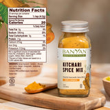 Banyan Botanicals Organic Kitchari Spice Mix - Savory Ayurvedic Seasoning for Detox, Cleansing & Gut Health - Digestive Support Blend with Turmeric