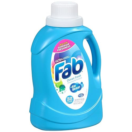 Fab 2X Ocean Fresh Liquid Laundry Detergent (50oz)