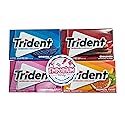 EMPORIUM CANDY TASTY TREATS FOR THE TUMMY Trident Gum Assortment - 1 Pack Each of Bubblegum Original Cinnamon Tropical Twist - 14 Pieces per Pack