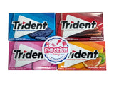 EMPORIUM CANDY TASTY TREATS FOR THE TUMMY Trident Gum Assortment - 1 Pack Each of Bubblegum Original Cinnamon Tropical Twist - 14 Pieces per Pack
