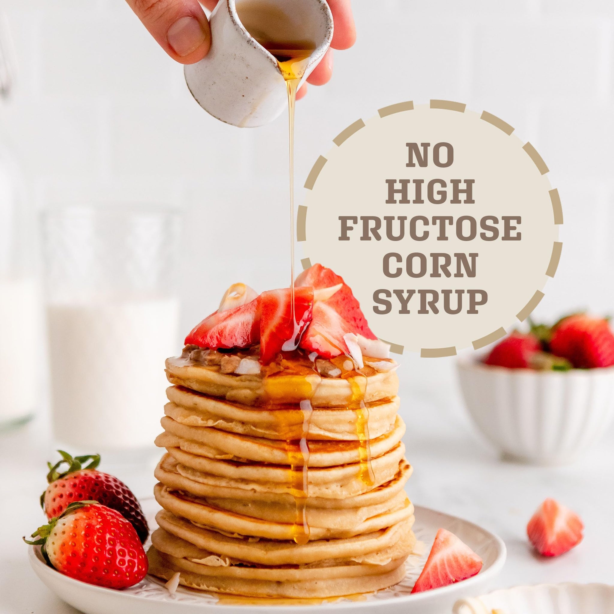 Maple Grove Farms Sugar-Free Strawberry-Flavored Pancake Syrup, 24 Ounce