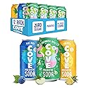 Cove Prebiotic Soda Soft Drinks with Zero Sugar - Refreshing Healthy Soda Alternative with 4g of Fiber for Digestive Support - Natural, Caffeine Free