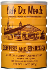 Cafe Du Monde Coffee and Chickory Bundle - New Orleans French Roast Assortment, 15 oz Original and 13 oz, 2 Piece