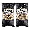Hammons Fancy Large Black Walnuts -Wild Harvested - Non-GMO - Gluten-Free - High Protein - Keto Snack - Nuts for Cooking and Baking - 24oz - 2 Pack