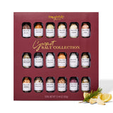 Thoughtfully Gourmet, Gourmet Salt Sampler Collection Gift Set, Vegan and Vegetarian, Uniquely Flavored Seasoning Salts Including Smoked, Truffle