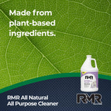 RMR All Natural All-Purpose Cleaner - Non-Toxic, Rinse-Free Multipurpose Cleaning Supplies, Biodegradable 1 Gallon Bottle, Modern Botanical Scent