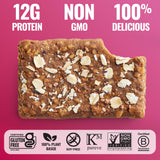 The GFB Oatmeal Raisin Protein Bars - Gluten Free, Plant Based, Non GMO, Sustainably Made - Ridiculously Tasty, Healthy, Vegan, Nutrition Snack