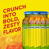 Slim Jim Smoked Meat Sticks, Vlasic Dill Pickle Flavor, 6g Protein Per Serving, Snack Size, 0.28 oz. (26 Count)