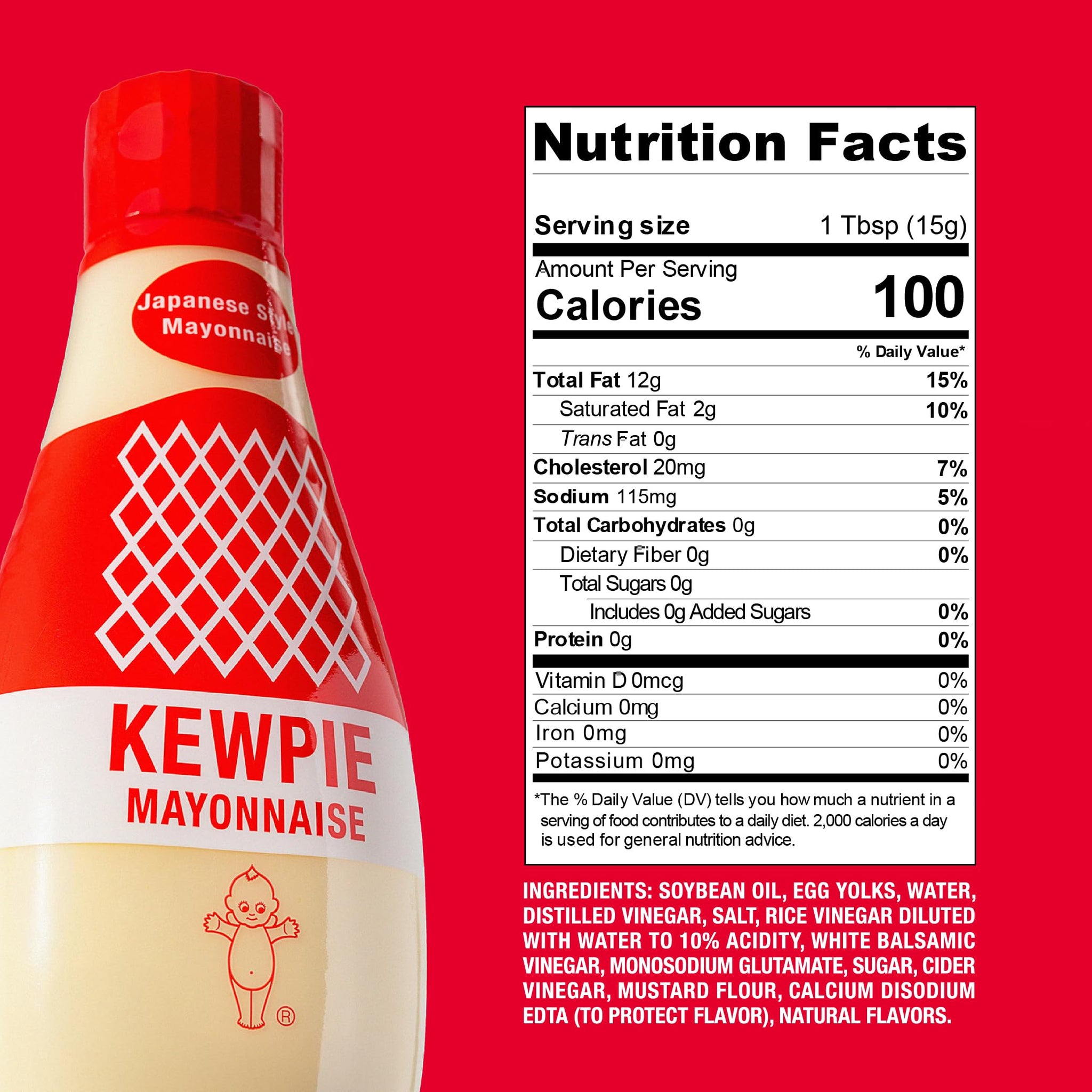 KEWPIE Mayonnaise (Product of USA), Authentic Japanese-Style Mayonnaise, Rich & Creamy Umami Flavor, Made With Cage-Free Eggs, Gluten Free, Kosher